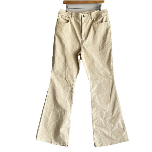 Levi's Denim - Levi’s 70’s High Rise Flare Corduroy Womens Jeans Pants Cream 32 Boho Hippie Y2K